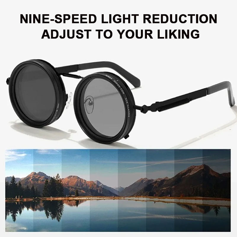 Adjustable polarised sunglasses