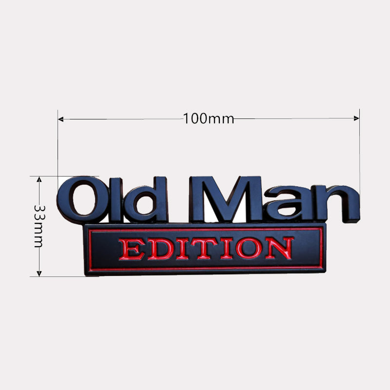 Car badges for seniors/🚗 Old Man Edition car badges