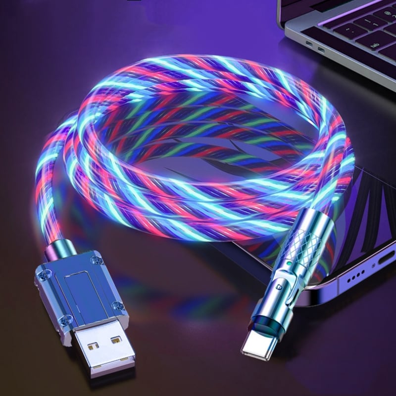 ⚡540° Rotatable Streamer Data Cable