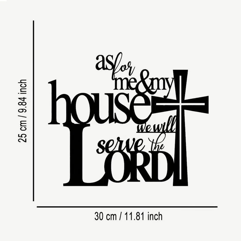 Black Metal Crafts Wall Decoration