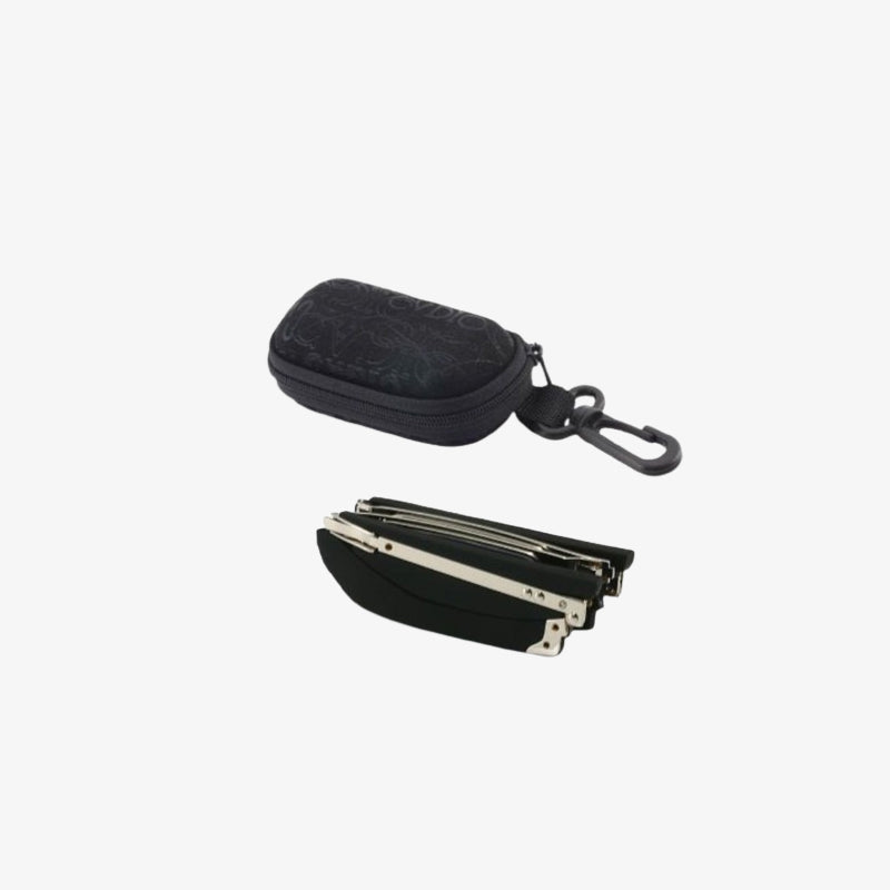 Premium Foldable Metal Reading Glasses with Zipper Case