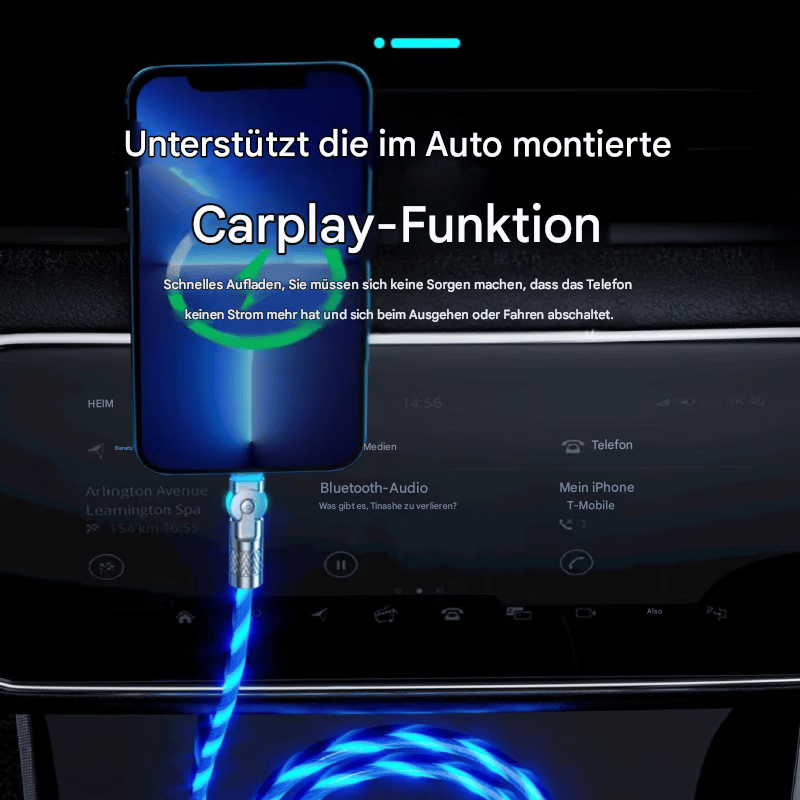 ⚡540° Rotatable Streamer Data Cable