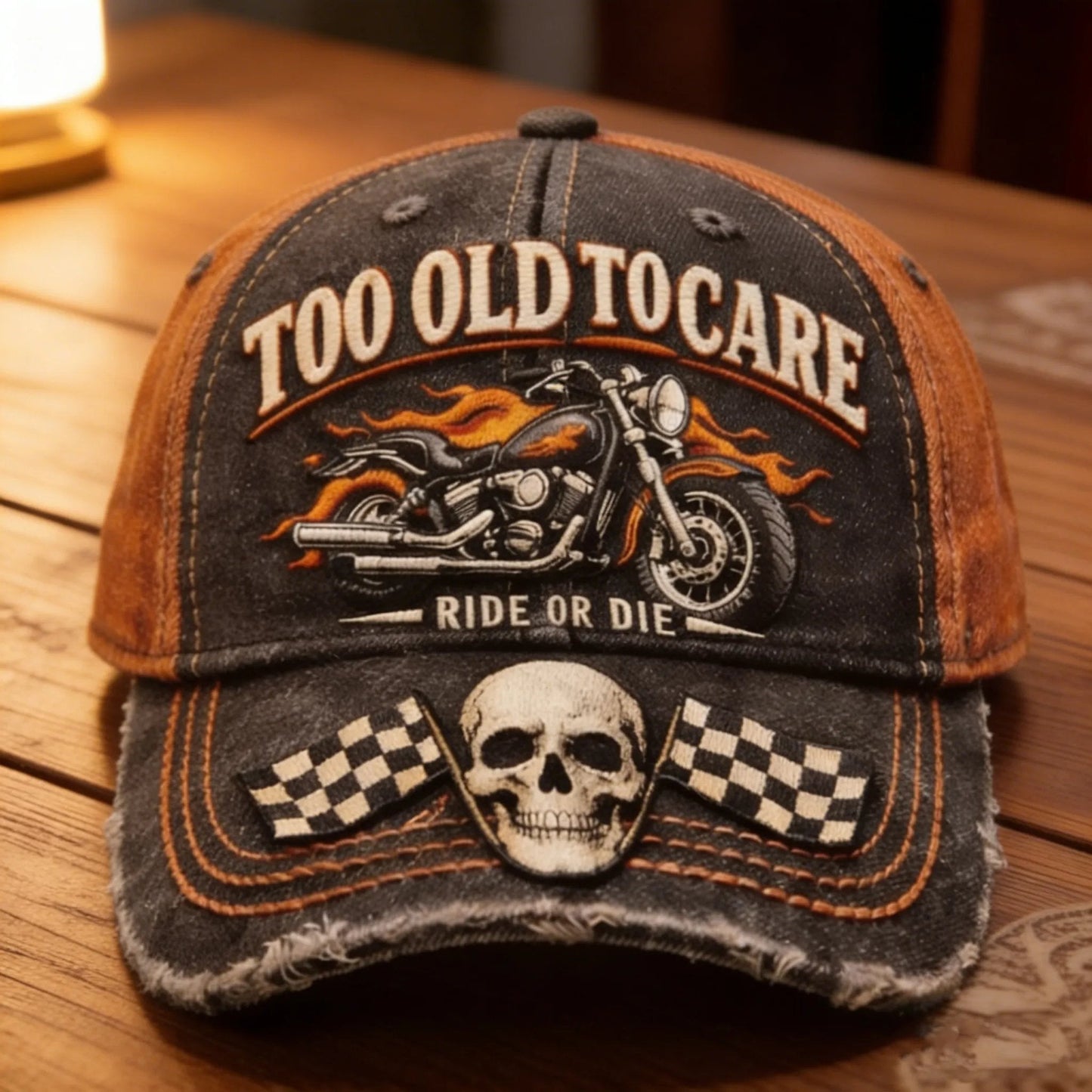 TOO OLD TO CARE · RIDE OR DI