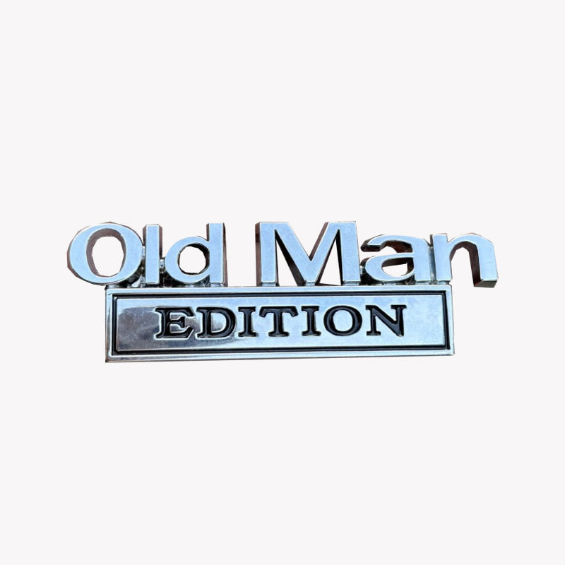 Car badges for seniors/🚗 Old Man Edition car badges
