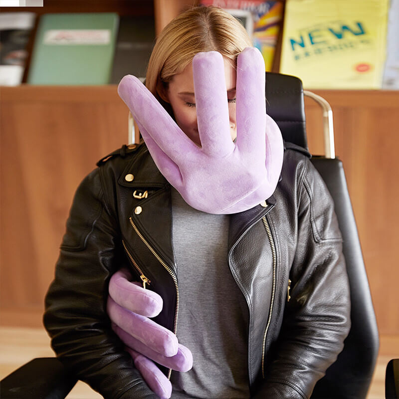 Palm-Sized Travel Pillo