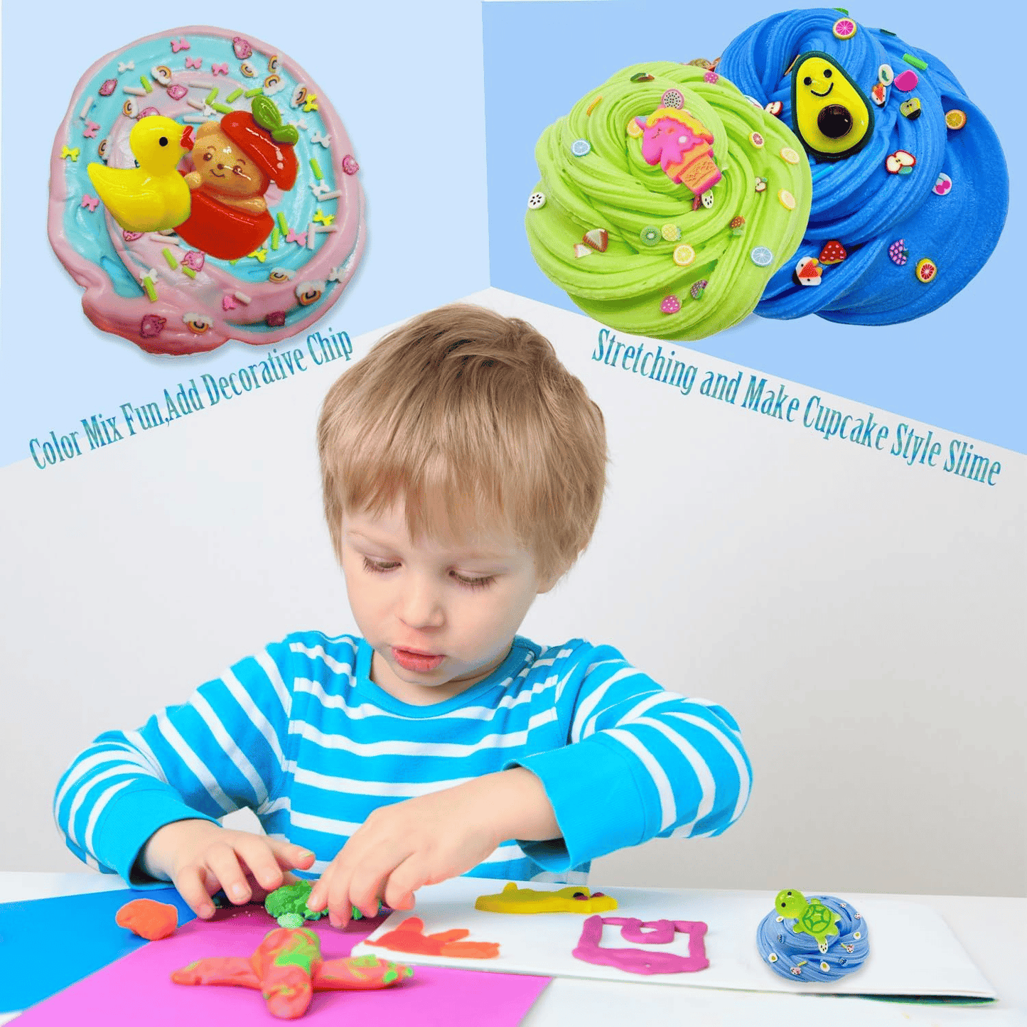 ✨Super Clay Slime DIY Soft & Squishy Clay💥🎁