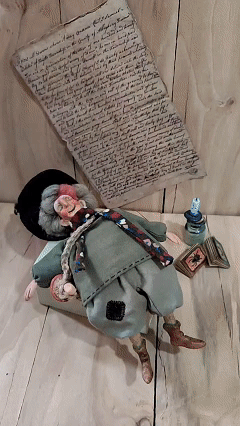 🧙Handmade lucky kitchen witch: your cosy kitchen guardia