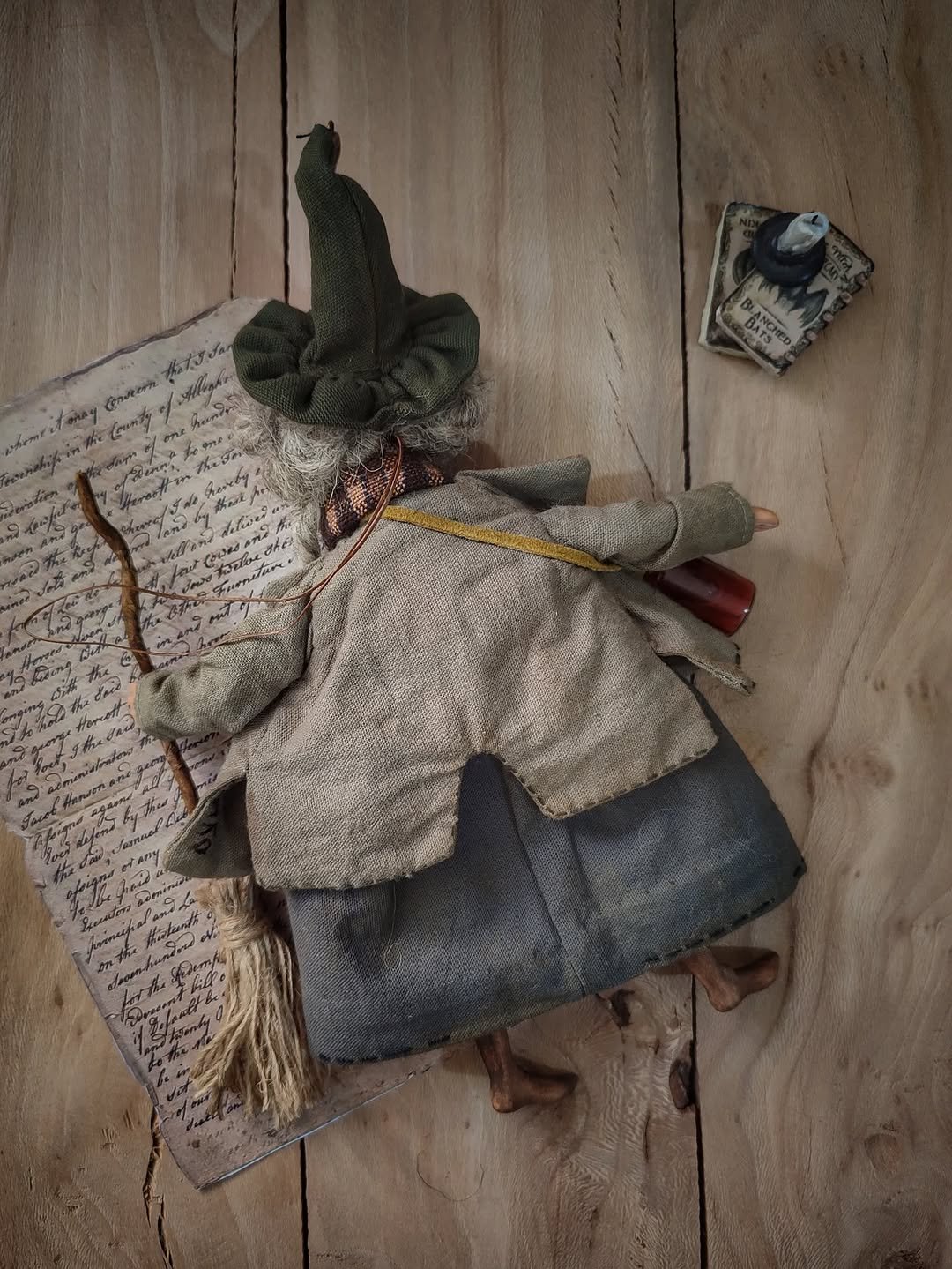 🧙Handmade lucky kitchen witch: your cosy kitchen guardia