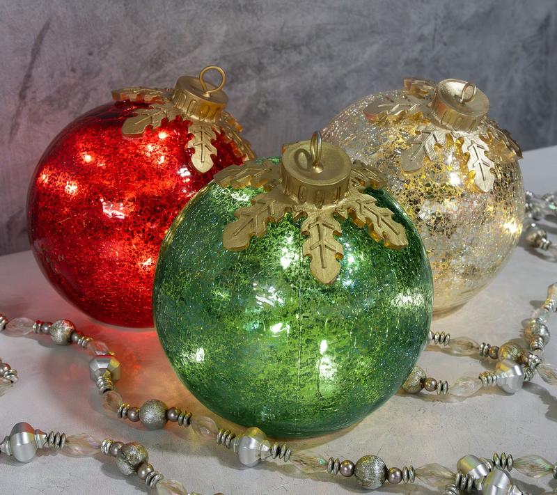 🎅Glass Tabletop Christmas Ornaments🔔🎁