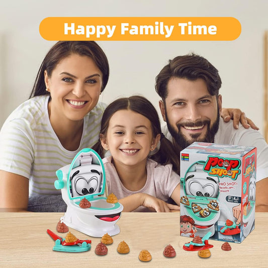 💩Interactive Poop Shooting Game Set for Family Fun