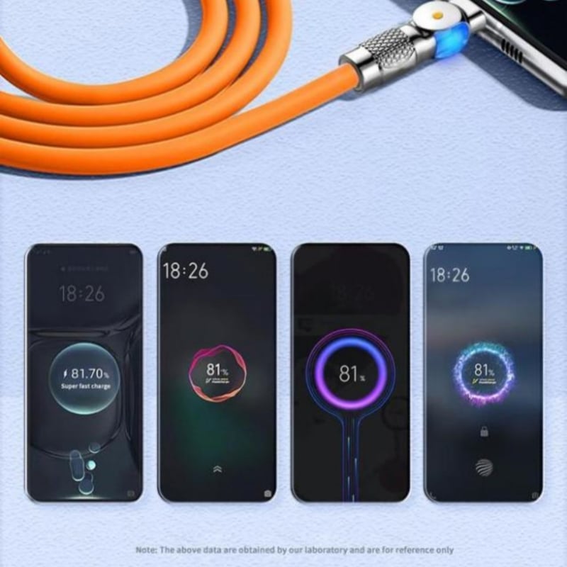 ⚡540° Rotatable Streamer Data Cable
