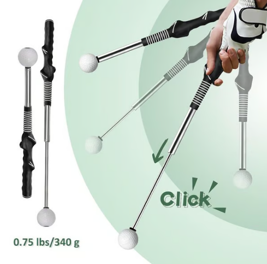 🔥Hot Sale🔥Telescopic club, Retractable Golf Swing Training Aid
