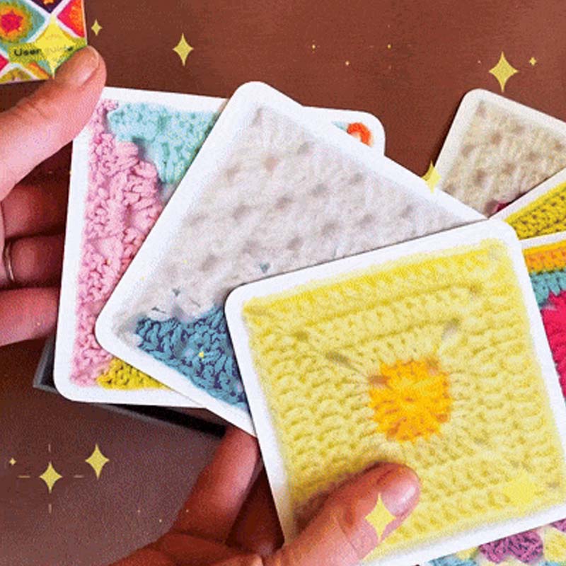 Grandma's square deck of cards – 50 mix and match pattern