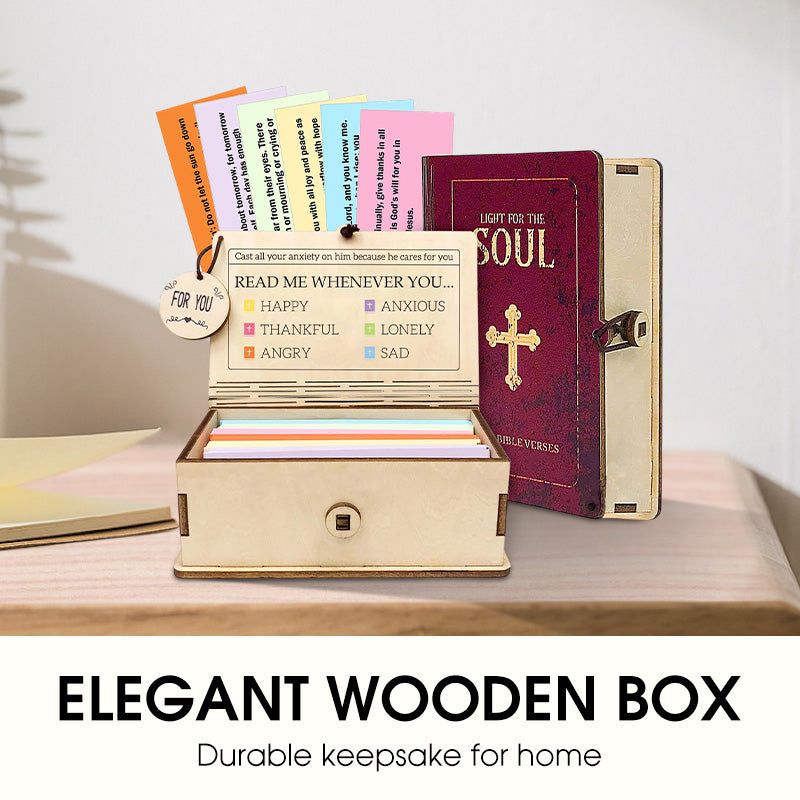 Bible box with verse cards