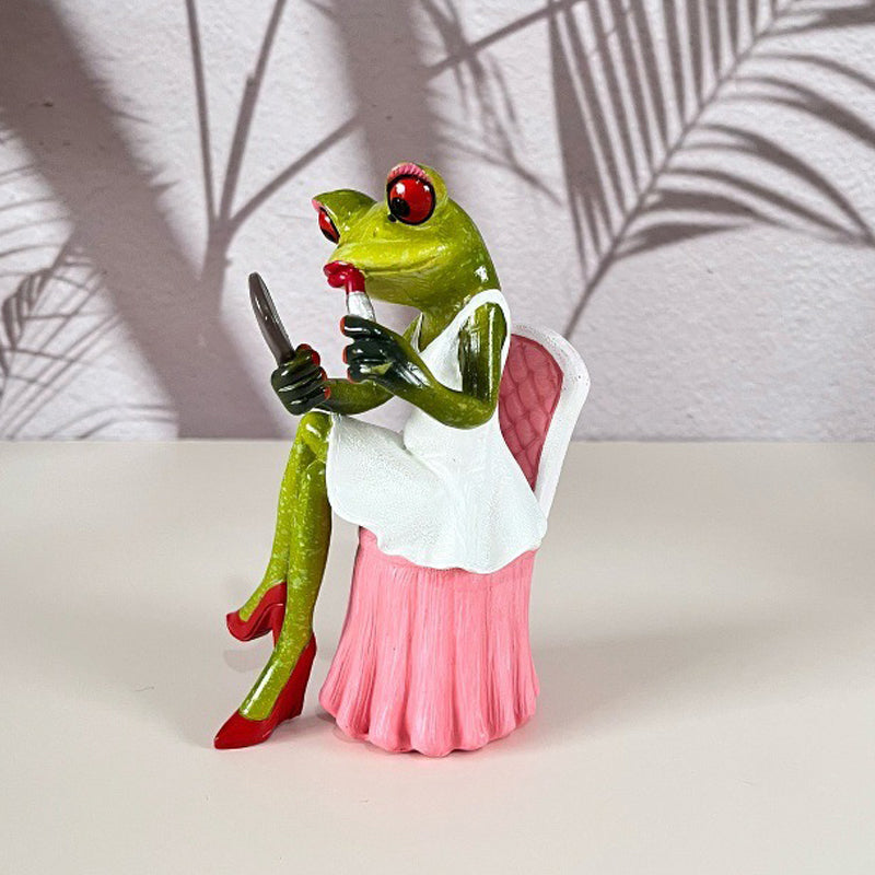 Indoor and Outdoor Decoration in the Shape of a Frog