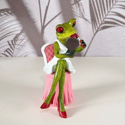 Indoor and Outdoor Decoration in the Shape of a Frog