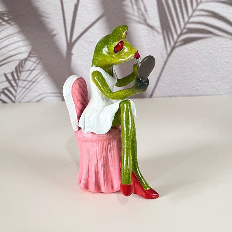 Indoor and Outdoor Decoration in the Shape of a Frog