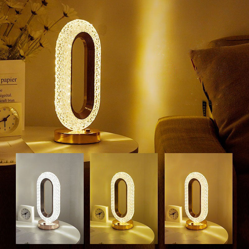 ✨Rechargeable Luxury Crystal LED Night Light Lamp