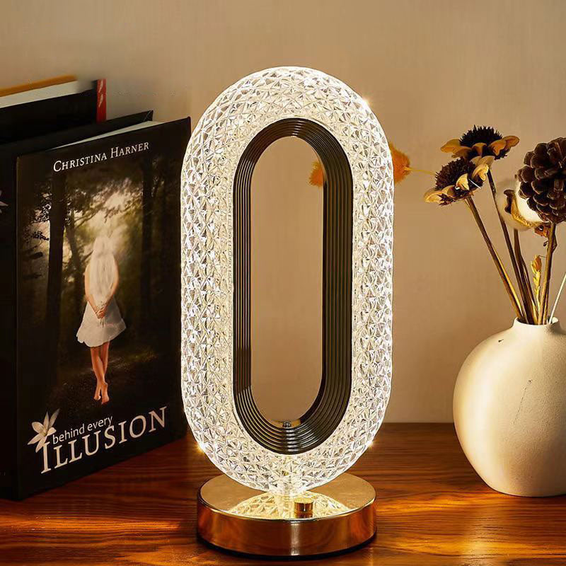 ✨Rechargeable Luxury Crystal LED Night Light Lamp
