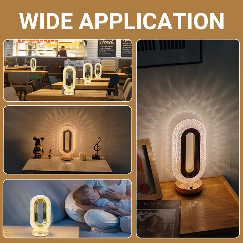 ✨Rechargeable Luxury Crystal LED Night Light Lamp