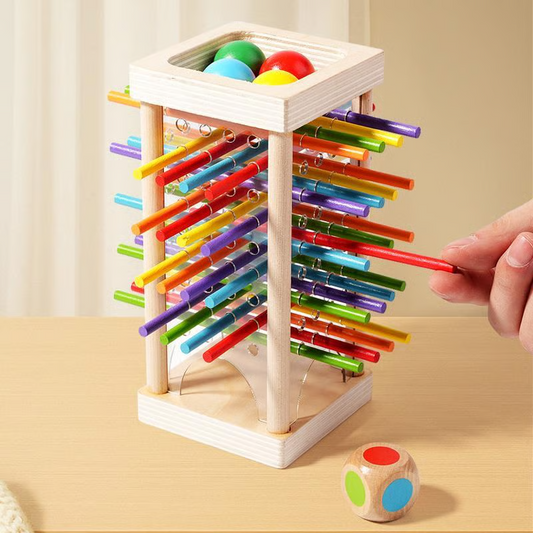 Wooden stick game for childre